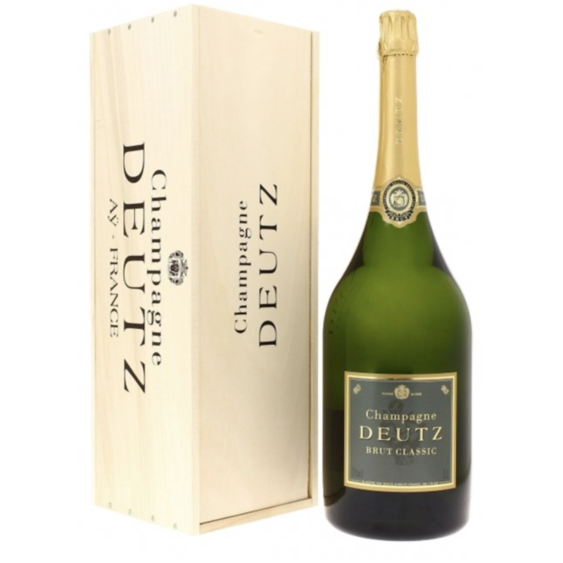 Champagne Deutz Brut Classic | Mathusalem 600cl - Caisse bois Champagne Deutz Brut Classic | Mathusalem 600cl - Caisse bois